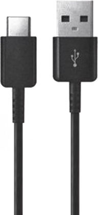 Samsung USB 2.0 Cable USB-C male - USB-A Μαύρο 1.5m EP-DG930MBEGWW 2τμχ