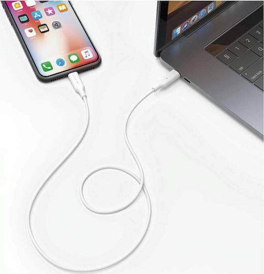 HAMA USB-C zu Lightning Kabel Weiß 1m (00183295)
