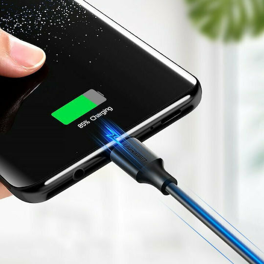 Ugreen US287 USB 2.0 Cable USB-C Male USB-A 60W PD Black 1.5m 60117