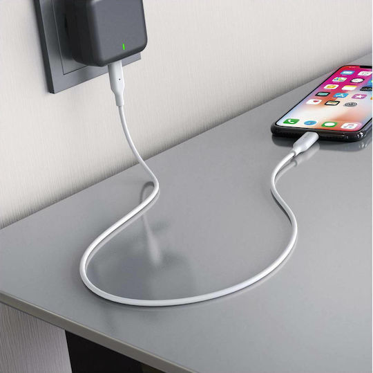 HAMA USB-C zu Lightning Kabel Weiß 1m (00183295)