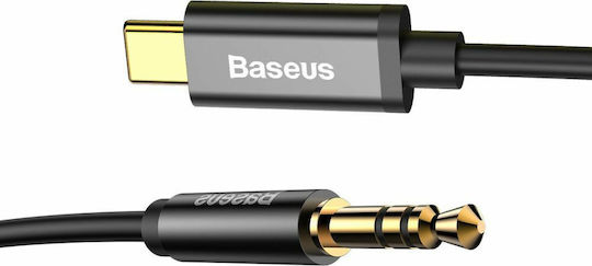 Baseus Yiven USB 2.0 Kabel USB Typ-C männlich 3,5mm Schwarz 1,2m CAM01-01