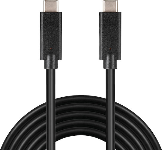Sandberg USB 3.1 Kabel USB-C männlich - USB-C 65W PD Schwarz 2m 136-09
