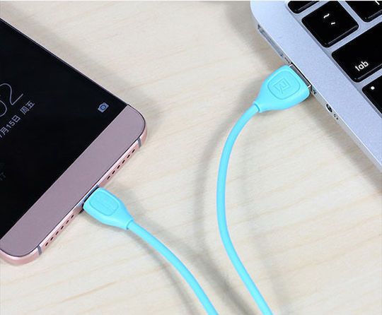 Remax Lesu RC-050i USB 2.0 Cable USB-C male - USB-A Μπλε 1m