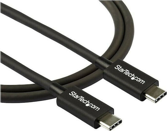 StarTech Thunderbolt 3 Cable Μαύρο 0.8m (TBLT34MM80CM)