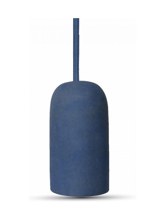 V-TAC Pendant Light Blue with Socket E27 5cm