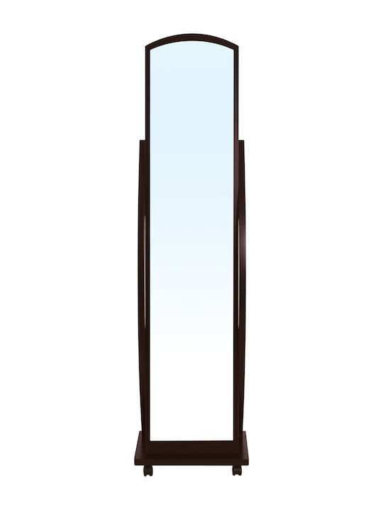 Woodwell Roger Boden- oder Standspiegel mit Karydi Holzrahmen 165x44cm