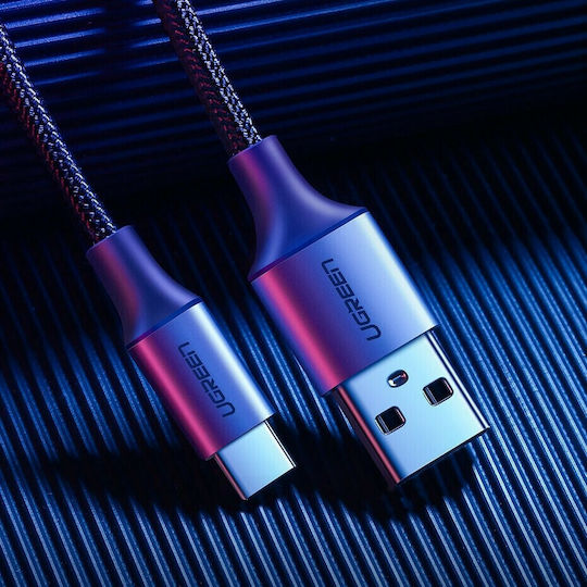 Ugreen Braided USB 2.0 Cable USB-C Male - USB-A Black 0.5m 60125