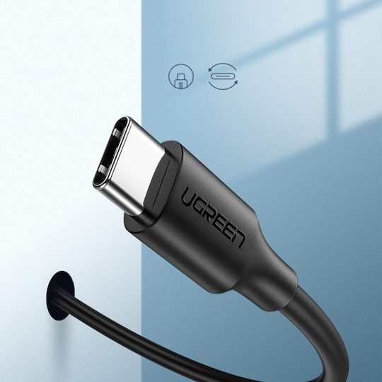 Ugreen US287 USB 2.0 Cable USB-C Male - USB-A 60W PD Black 0.5m 60115