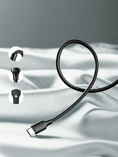 Ugreen US287 USB 2.0 Cable USB-C male - USB-A 10W Μαύρο 2m 60118