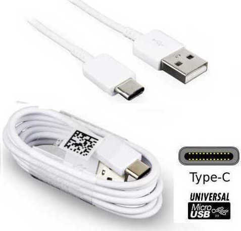 Samsung USB 2.0 Cable USB-C male - USB-C 100W Λευκό 1m EP-DG977BWE Bulk