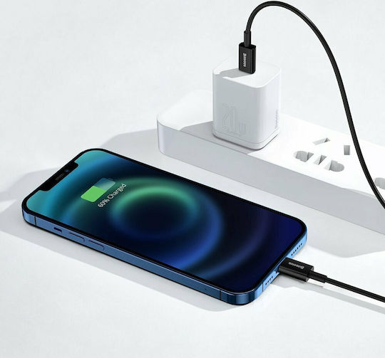 Baseus Superior USB-C to Lightning Cable 20W Black 2m (CATLYS-C01)