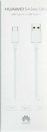 Huawei AP71 USB 2.0 Cable USB-C male - USB-A 40W Λευκό 1m 04071497 Bulk
