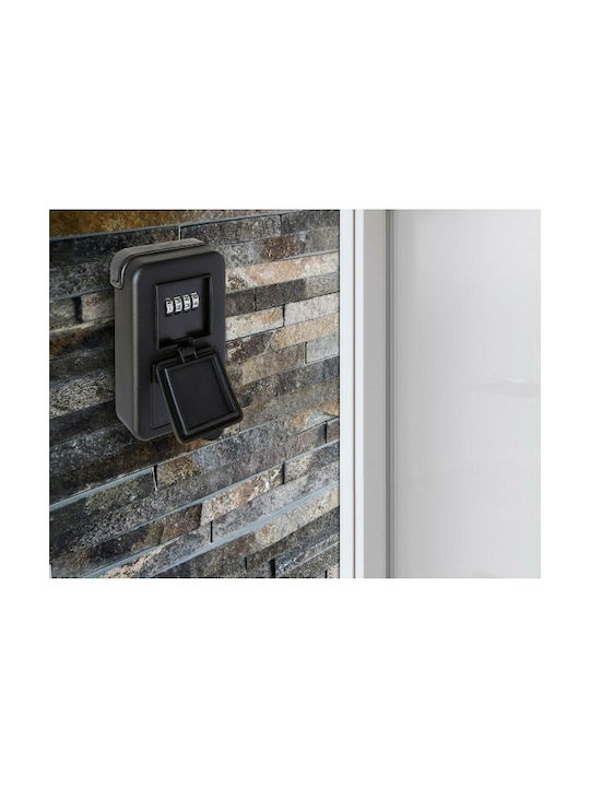 Arregui Wall-Mounted Combination Key Holder Metallic With Combination Dial 12.5x8x3.2cm