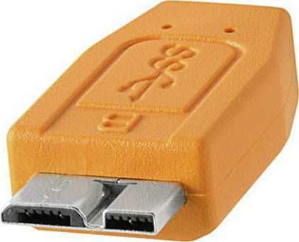 Tether Tools TetherPro USB 3.0 Кабел USB-C Мъжки - Микро USB-B Мъжки Оранжев 4.60м CUC3315-ORG