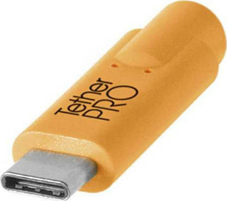 Tether Tools TetherPro USB 3.0 Кабел USB-C Мъжки - Микро USB-B Мъжки Оранжев 4.60м CUC3315-ORG
