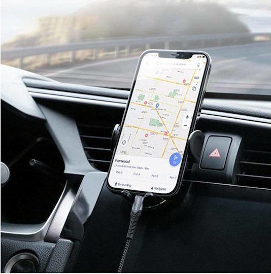 Joyroom SY-A03 Braided USB 2.0 Cable USB-C Male - 3.5mm Black 1m