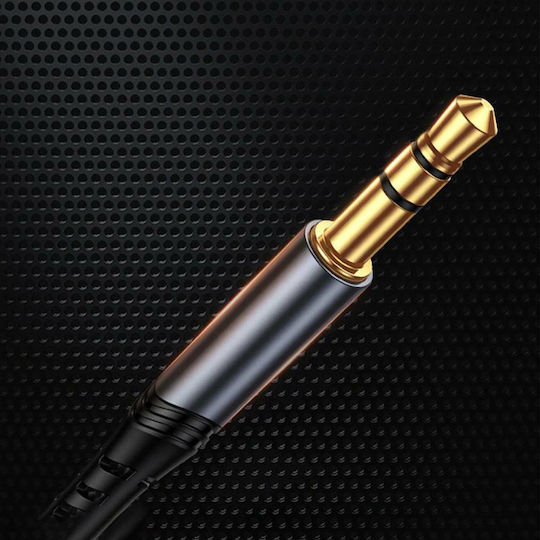 Joyroom SY-A03 Braided USB 2.0 Cable USB-C Male - 3.5mm Black 1m