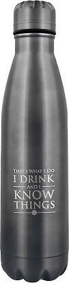 Pyramid Metal Drinks Bottle Μπουκάλι Θερμός Ανοξείδωτο 540ml Γκρι