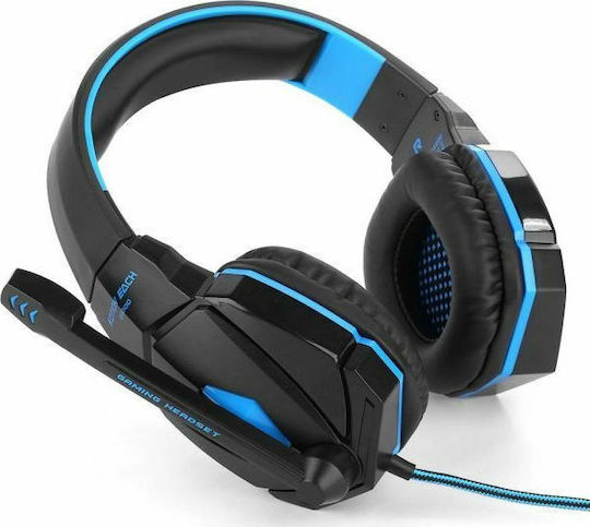 Kotion Each G4000 Over Ear Gaming Headset με σύνδεση 3.5mm / USB Μπλε