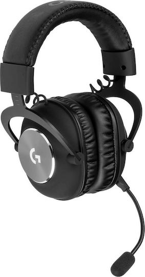 Logitech G PRO X with MIT Blue VO!CE Over Ear Gaming Headset cu