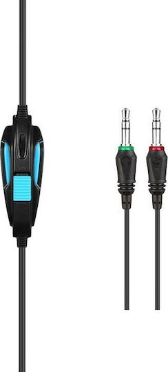 Sades Tpower Over Ear Gaming Headset με σύνδεση 3.5mm Μπλε
