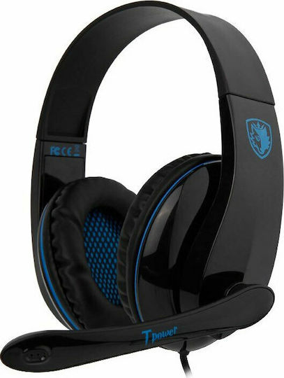 Sades Tpower Over Ear Gaming Headset με σύνδεση 3.5mm Μπλε