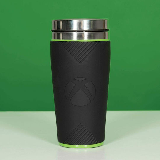 Paladone Travel Mug Ποτήρι Θερμός Ανοξείδωτο 450ml Μαύρο με Επιστόμιο