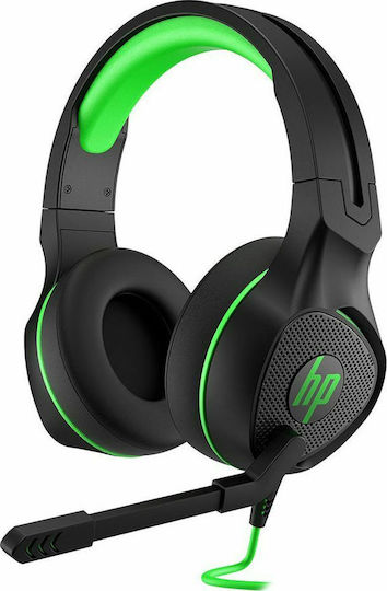 HP Pavilion 400 Надушници Геймърски слушалки с връзка 3,5 мм Зелен