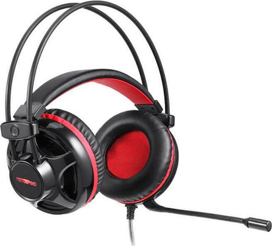 Motospeed H11 Über Ohr Gaming-Headset mit Verbindung 3,5mm Rot