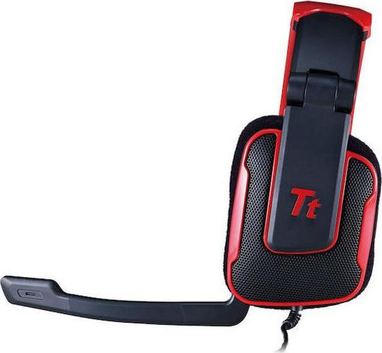 Thermaltake Shock One Over Ear Gaming Headset με σύνδεση USB Κόκκινο
