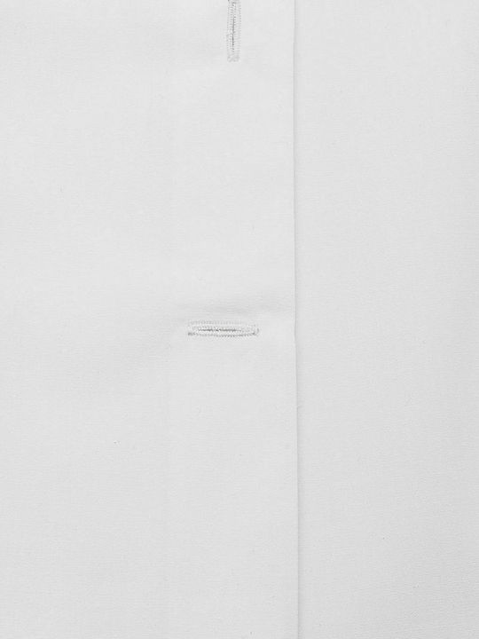 SW.P64 Kurzärmelig Damen Hemd Weiß Monochrom