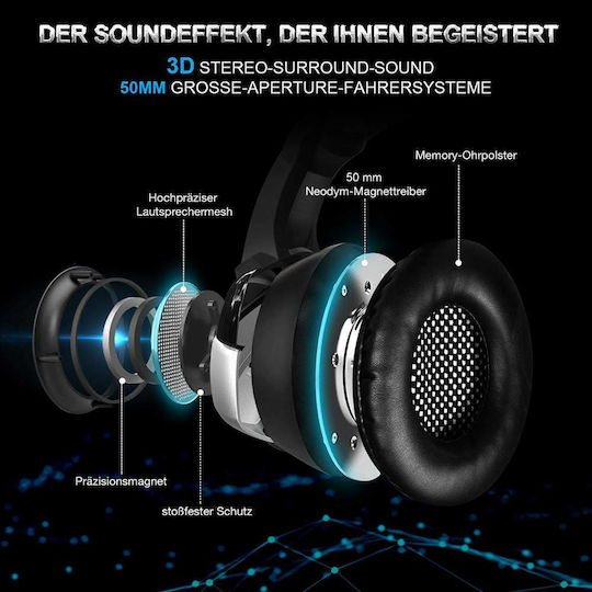 Onikuma Onikuma K5-N Căști Gaming Over Ear cu Conectivitate 3,5 mm USB