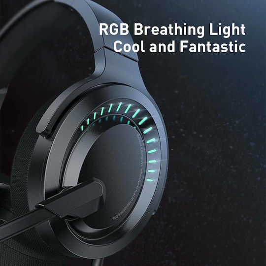 Baseus D05 Over Ear Gaming Headset with Connection USB Gray