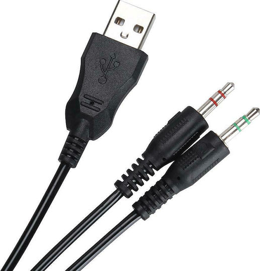 Xtrike Me GH-709 Over Ear Gaming Headset με σύνδεση 2x3.5mm / USB