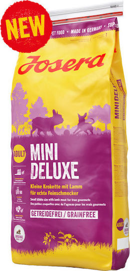 Josera Adult Mini Deluxe 4.5kg Ξηρά Τροφή χωρίς Σιτηρά & Γλουτένη για Ενήλικους Σκύλους Μικρόσωμων Φυλών με Αρνί