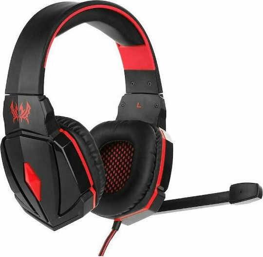 Kotion Each G4000 Over Ear Gaming Headset with Connection 3.5mm / USB Red