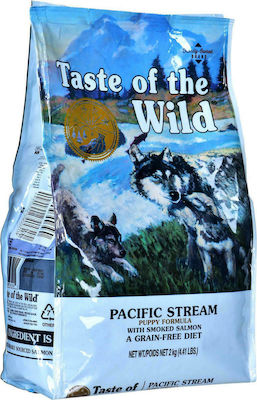 Taste Of The Wild Pacific Stream Puppy 2kg Ξηρά Τροφή χωρίς Σιτηρά για Κουτάβια με Σολομό