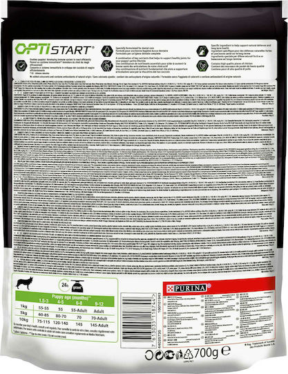 Purina Pro Plan OptiStart Small & Mini Puppy 0.7kg Dry Food for Small Breed Puppies with Chicken