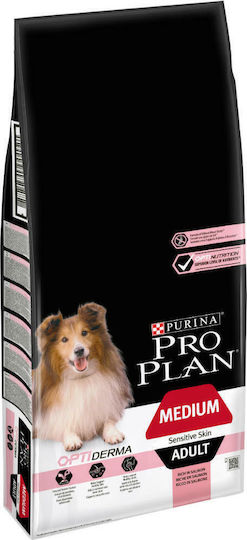 Pro Plan OptiDerma 3kg Dry Food for Adult Medium Breed Dogs with Salmon