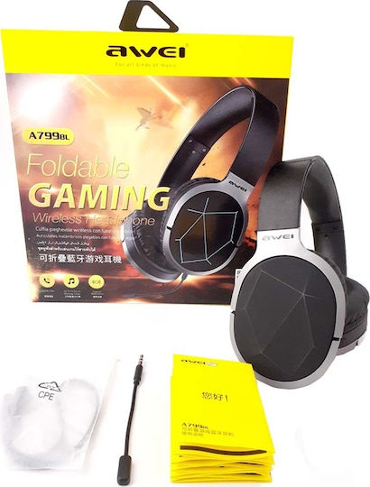Awei RGB A799BL Ασύρματο Over Ear Gaming Headset με σύνδεση Bluetooth