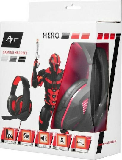 Art Hero Over Ear Gaming Headset με σύνδεση USB