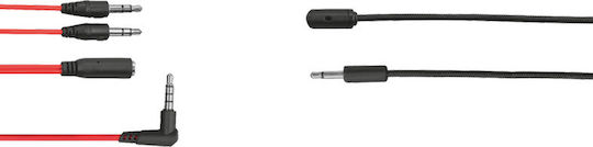 Trust GXT 408 Cobra Multiplatform In Ear Gaming Headset με σύνδεση 3.5mm Κόκκινο