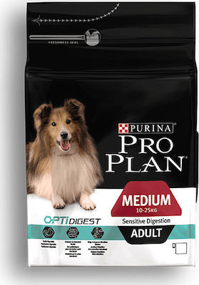 Purina Pro Plan OptiDigest Medium Adult Sensitive Digestion Lamb 14kg Hrană Uscată fără Cereale pentru Câini Adulți de Rase Medii cu Miel