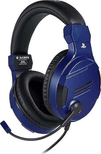 Bigben Interactive Interactive V3.0 Über Ohr Gaming-Headset mit Verbindung 3,5mm Blau