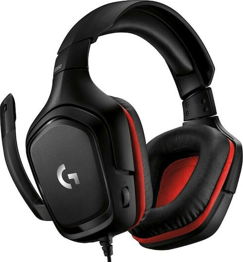 Logitech G332 Over Ear Gaming Headset με σύνδεση 3.5mm