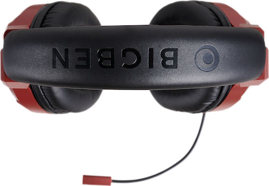 Bigben Interactive Interactive V3.0 Over Ear Gaming Headset with Connection 3.5mm Red