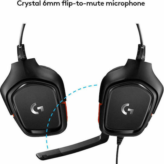 Logitech G432 Over Ear Gaming Headset with Connection