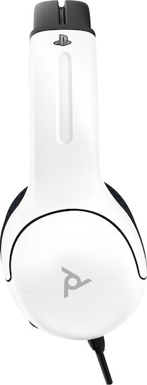 PDP LVL40 PS4/PS5 Over Ear Gaming Headset με σύνδεση 3.5mm Λευκό for PS4 / PS5