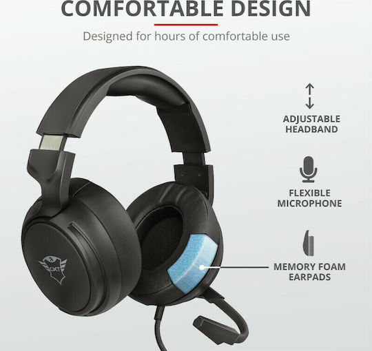 Trust GXT 433 Pylo Over Ear Gaming Headset with Connection 3.5mm
