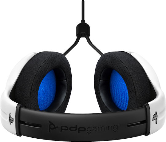 PDP LVL40 PS4/PS5 Over Ear Gaming Headset με σύνδεση 3.5mm Λευκό for PS4 / PS5